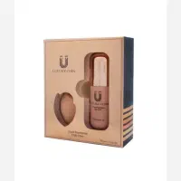 ست کرم پودر لاکچری کوین فرانسوی به همراه پد