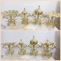 ظروف پذیرایی برنجی و آلیاژی کنارسالنی|صنایع دستی و سایر لوازم تزئینی|مشهد, جوادیه|دیوار