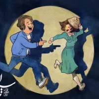 نقاشی دونفره به سبک تاسیان