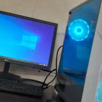 کیس گیمینگ نسل 10 rx580 مانیتور hdmi