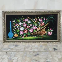 تابلو رنگ روغن و برجسته کار دست|تابلو، نقاشی، عکس|قزوین, |دیوار