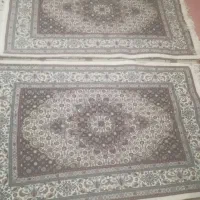 قالیچه دست باف یک در یک‌ونیم معر 70 ابریشم دار