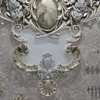 گچبری،رنگ پتینه کاری رنگ کناف