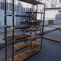 پازلی مدرن قفسه سبک جدید ویترین بوتیک|فروشگاه و مغازه|تهران, علی‌آباد|دیوار