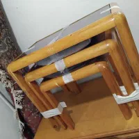 سه عدد میز عسلی کوچک و متوسط در حد|مبلمان خانگی و میز عسلی|رشت, پیرکلاچای|دیوار