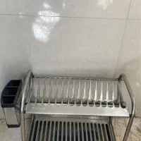 آبچکان استیل و آلومینیوم|آب‌چکان و نظم‌دهنده ظروف|همدان, |دیوار
