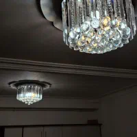 لوستر کریستالی سایز ۴۰ سایز ۵۰ و ۶۰ هم موجوده