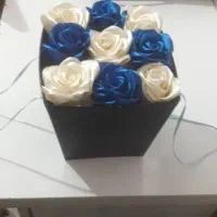 دسته گل روبانی،گل روبانی.گل جاودان.گل مصنوعی|گل مصنوعی|اهواز, پادادشهر|دیوار