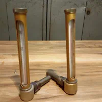 ترمومتر ، دماسنج افقی غلاف دار قدیمی و کلکسیونی