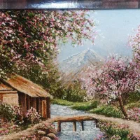 تابلو فرش چله ابریشم|تابلو فرش|اصفهان, چرخاب|دیوار