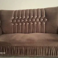 فروش مبل ۷ نفره به همراه گل میز شیشه ای|مبلمان خانگی و میز عسلی|جم, |دیوار