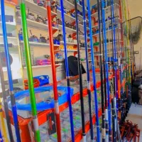 انواع چوب و چرخ ماهیگیری به قیمت کارخانه|ماهیگیری|ارومیه, |دیوار