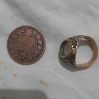 سکه وکمان انگشتر عتیقه
