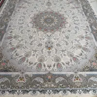 دو تخته فرش ۶متری ۱۲۰۰شانه جفت زمینه کرم