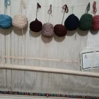 فروش فرش دستباف دومتری کسی هم باشه  نصف