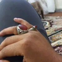 انگشتر وسرویس زنانه گردن بندکهربا بالتیک