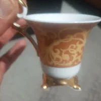 فنجان قهوه خوری با قندان