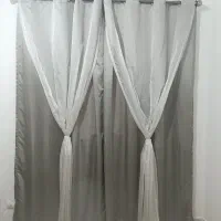 دوتا پرده پانچ وساده