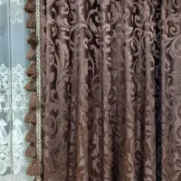 پرده تور با دستک