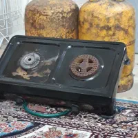 دوعددکپسول با یه چراغ گاز دوشعله
