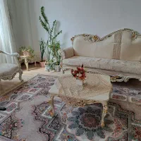 مبل سلطنتی ۷ نفری و میز غذا خوری ست مبل|مبلمان خانگی و میز عسلی|اردبیل, |دیوار