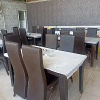 میز صندلی رستورانی 6نفره