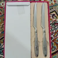 چاقو تمام استیل آکبند پیاله های گلسرخی و....