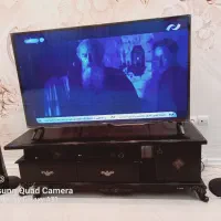 تلویزیون ال جی ۵۵ هوشمند به همراه میز|تلویزیون و پروژکتور|قدس, شهر‌قدس|دیوار