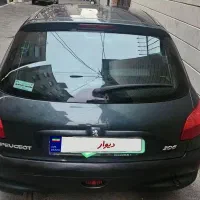 پژو 206 تیپ ۲، مدل ۱۳۸۲ ۳تیکه جلو رنگ شاسی پلم|خودرو سواری و وانت|تهران, نارمک جنوبی|دیوار