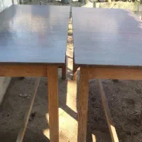 تعدادی میز و نیمکت mdf پایه نراد