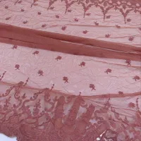 پارچه تور خامه دوری شده