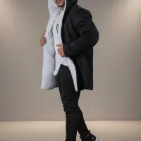 شنل خز سفید مردانه مدل venit|لباس|کاشان, شهرک امیرکبیر|دیوار