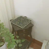 کتابخانه یا باکس چوبی ومیز تلفن|کتابخانه، شلف، قفسه‌های دیواری|قم, بنیاد|دیوار