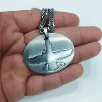 پلاک زنجیر تمام استیل فروهر|بدلیجات|ازنا, |دیوار