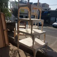 کرسی چوبی خراطی شده 80 در 80 سانت سفارشی فول|بخاری، هیتر، شومینه|تهران, شهرک ولیعصر جنوبی|دیوار