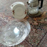 بشقاب گل سرخ|ظروف سرو و پذیرایی|شیراز, پودنک|دیوار