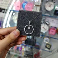 پلاک زنجیر حلقه ای نقره اصلی