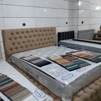 تخت هایه حجیم وپفکی کینگ سایز|تخت و سرویس خواب|مشهد, توس (بلوار توس)|دیوار