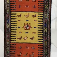 گلیم سفره کردی|گلیم، جاجیم، گبه|شیروان (خراسان), |دیوار