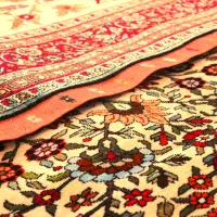 ذرع و نیم دورو تمام ابریشم طبیعی|فرش|بجنورد, |دیوار