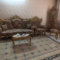 سرویس مبل سلطنتی نهارخوری گنجه یابوفه و ساعت