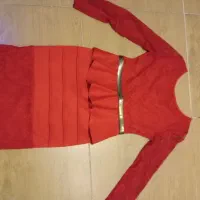 لباس قرمزکوتاه بسیار شیک و خوش تن|لباس|رباطکریم, رباطکریم|دیوار