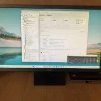 مینی کیس hp بهمراه مانیتور ۲۴ اینچ