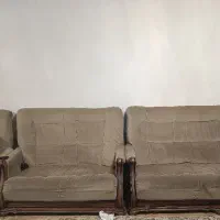 مبل راحتی ۹نفره همراه با جلو مبلی و ۲عسلی