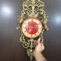 ساعت قدیمی کوکی بر نز  ساخت آلمان