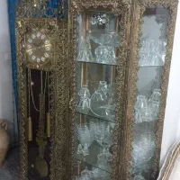 ست ساعت ایستاده و بوفه برنز (تاج فرشته)