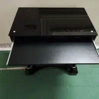 میز کامپیوتر شیشه ای مشکی|میز تحریر و کامپیوتر|یزد, |دیوار