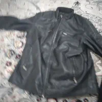 کاپشن چرم کاپشن لی هودی