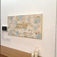 تابلو کالیگرافی  عشق  ۱۰۰*۵۰|تابلو، نقاشی، عکس|بوئین زهرا, |دیوار