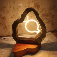 آباژور چوبی|چراغ خواب و آباژور|اهواز, زرگان|دیوار